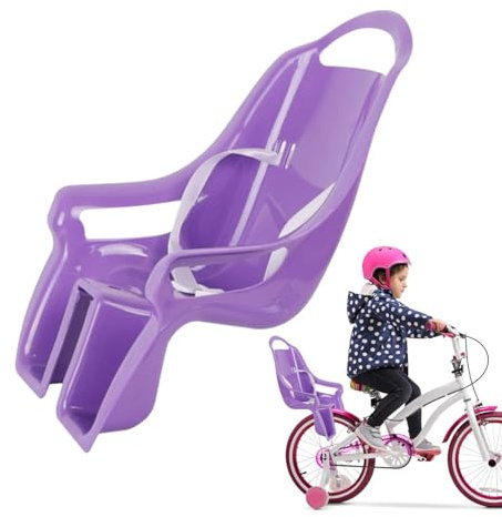 Generisch Kinderfahrrad Puppensitz Hinten Puppen Fahrradsite Doll Bike Seat Mit Aufkleber DIY Für Fahrrad Puppen Sitz Kinderfahrrad Zubehör Zwei Farben Zur Auswahl Geeignet Für Den Fahrradsattel