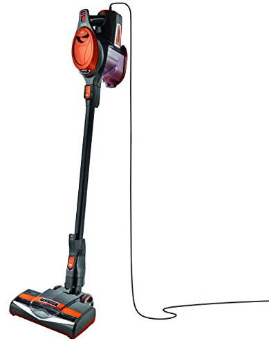 Shark Rocket HV302 Ultra-Light Corded Bagless Vacuum for Carpet and Hard Floor Cleaning with Swivel Steering, Orange (Renewed)