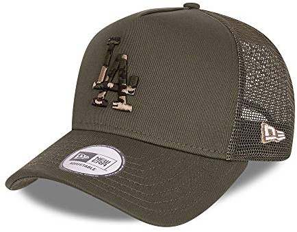 New Era Los Angeles Dodgers Camouflage Infill A-Frame Adjustable Trucker Cap