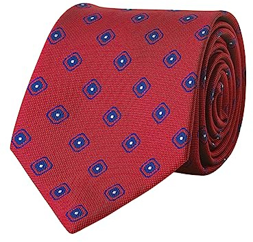 WANYING Bordeaux 8cm Krawatte Binder Schlips Herrenmode Jacquard Gewebte Standard Krawatte Business Casual Formell Hochzeit Party Retro