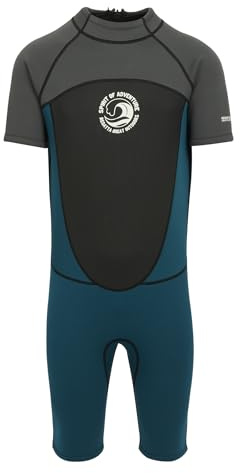 Regatta Regatta Men's Shorty Wetsuit, Traje de Neopreno Hombre, Grey/Moroccan, S