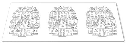 EHOMERY Tapis de Souris en l Tapis Souris Gaming Personnalisable Salle de Graffitis Tapis de Souris Repose Poignet Manga Tapis Souris Personnalisable Photo - 1 Pack [30x80 cm]
