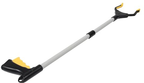 WATIIFUFU Müllgreifer für Senioren mit Ergonomischem Griff aus Aluminiumlegierung und Abs Faltbarer Müllclip zur Müllsammlung bei Outdoor Reinigung und Alltagshilfe