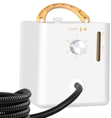 HEYKAR Limpiador a Vapor con Depósito Grande, Vaporizador De Mano para Limpieza, 6 Ajustes De Vapor, Mopa Limpiadora a Vapor para Muebles, Tapicerías, Sofás