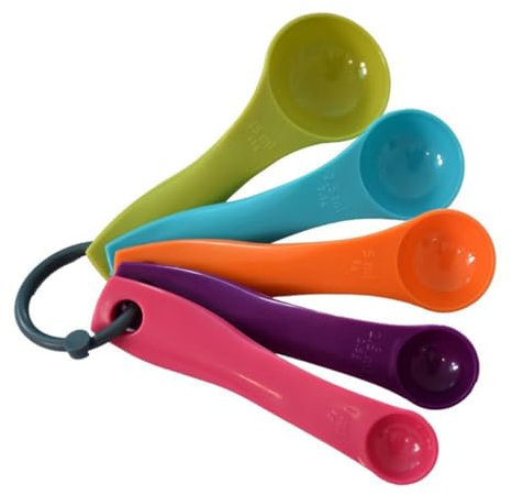 COLLBATH Cuchara Medidora Con Báscula Juego De 5 Cucharas De Gramos Herramienta Para Hornear Cuchara De Pesaje De Cocina Colorida Para El Hogar Color Aleatorio