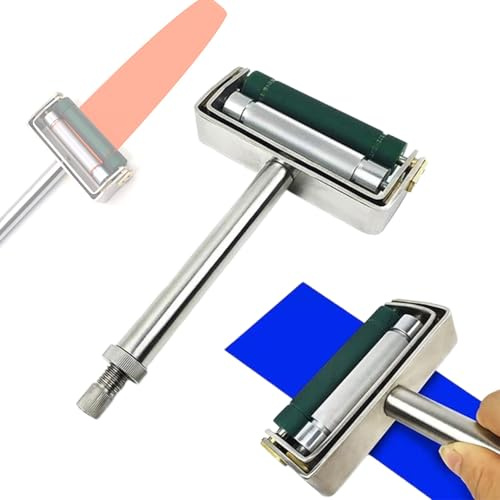 Manual Ink Proofer, Color Wheel Ink Printing Film Applicator, 11 Specifications Available, 70mm Print Width, with Anilox Roll & Rubber Roller, for Ink Production/Carton Printing/flexographic Printing
