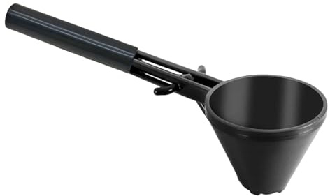 Cucharas medidoras de mango largo para proteína en polvo, leche en polvo, azúcar y café molido, práctica herramienta de cocina, embudo de cucharas medidoras