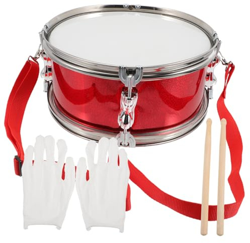 Caja Pequeña Roja para Banda de Marcha, 1 Juego, Instrumento