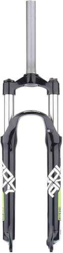 NIKANXIA Forcella Ammortizzata MTB 26/27,5/29 Pollici, Tubo Dritto da 1-1/8, Escursione 100 mm, Sistema Olio e Molla, Freno a Disco, Blocco Manuale, ASSE QR da 9 mm(A,26in)