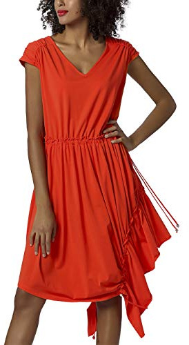 APART Fashion Dress Vestido, Naranja (Orange Orange), 36 (Talla del Fabricante: 34) para Mujer
