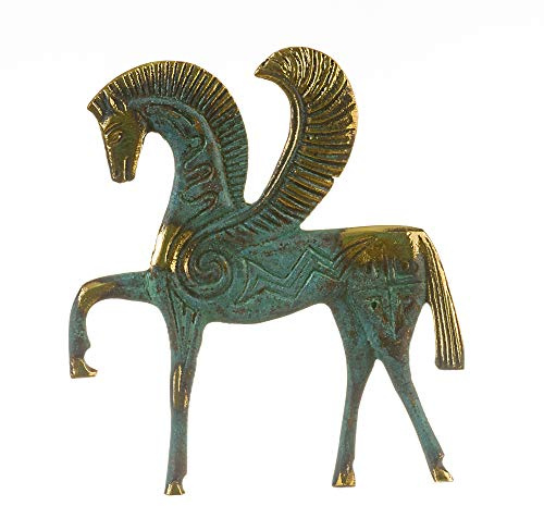 Pegasus Statue de cheval ailé en bronze massif fait à la main