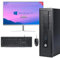 HP Poste de Travail complète All-in-One ProDesk SFF I5 7ᵉ génération, 16 Go RAM, SSD 512 Go, Clavier, Wi-FI, écran 27, Haut-parleurs intégrés, Windows 11, Office 21 (Reconditionné)