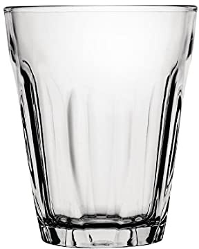 Olympia DB948 Härdat glasglas, 290 ml kapacitet, 102 mm x 84 mm, genomskinlig, förpackning med 12