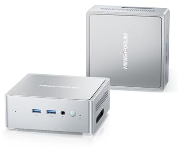 MINISFORUM NAB9 Plus Mini PC, Ordenador de Mesa, Core i9 12900HK, 32GB DDR4 RAM, 1TB SSD, Mini Ordenador de Sobremesa OCuLink, Triple Pantalla, HDMI/DP/USB4, WiFi6E, BT5.3