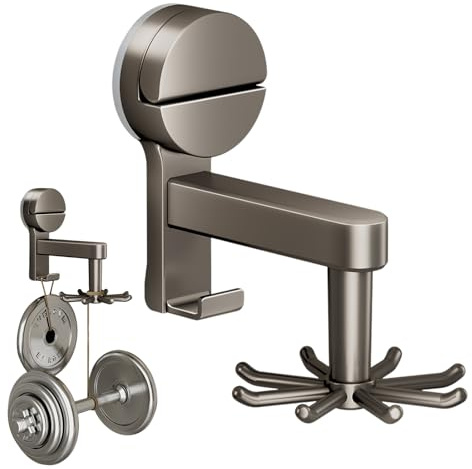 Étagère à ustensiles murale avec ventouses | Support rotatif à 360 degrés pour ustensiles de cuisine avec 8 griffes pour salle de bain, armoire murale, cuisine, four, maison, APA