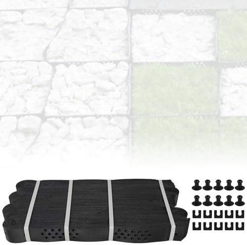 CPROSP 15m² Geogitter Bodengitter Expandable (3×5M), Höhe 5cm, Kiesgitter für Stabilen Boden im Garten, Hof, Slopes, Auffahrten und Mehr, HDPE Gravel Stabilization Grid Mat, Rasengittern