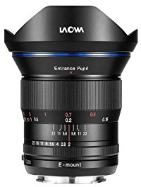 Laowa Kompatibel mit Sony FE Weitwinkelobjektiv VE1520SFE 15 mm F2 Zero Verzerrung, Schwarz
