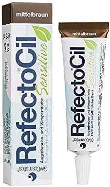 Refectocil Sensitive Augenbrauen/Wimpernfarbe mittelbraun 15ml
