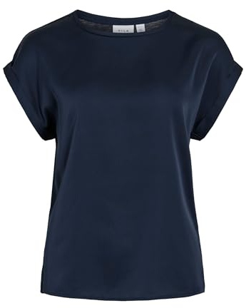 Vila Noos 14059563 - Maglietta da Donna, Blazer Blu Marine, 50