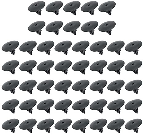 Create idea 50 pezzi di clip di riparazione per rivetti di fissaggio del parafango sono compatibili con Renault Cilo MK2 MK3 Scenic MK1 MK2 Megane Traic plastica nera