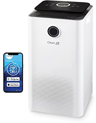 Clean Air Optima CA-704 SMARTr Dehumidifier and Air Purifier – Déhumidification Performance up to 10 Litres/Day – 5 x Filter Technology with HEPA Filter, Ioniser & UV-C Lamp – Suitable up to 40 m²/100