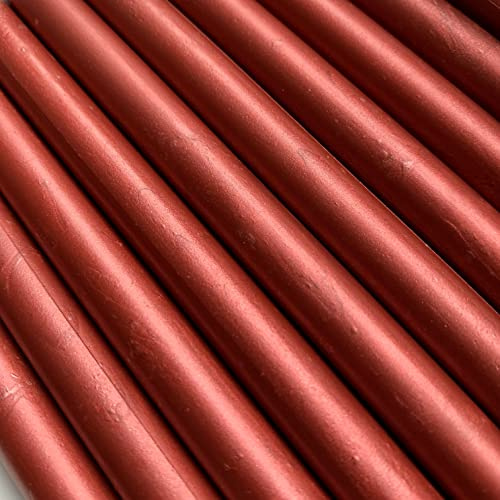 (5 Stück) Siegelwachs Stangen 11mm Durchmesser (Ruby)