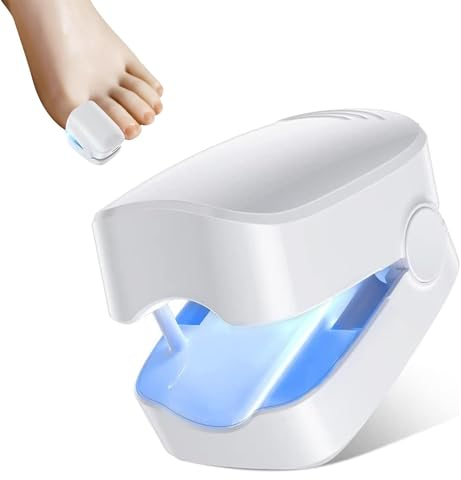 Dispositivo de tratamiento antifúngico de uñas Dispositivo de eliminación de hongos en las uñas de los dedos de los pies Dispositivo portátil para la limpieza y el mantenimiento de las uñas