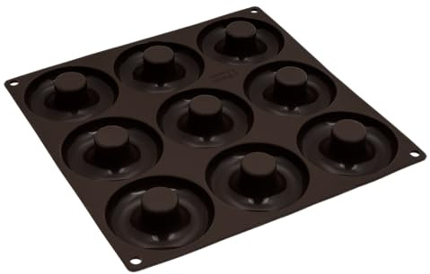Lurch FlexiForm Donuts 26x26cm Silikonbackform zum Backen von 9 Donuts