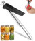 Bixury Dosenöffner Manuell Glasöffner Schraubdeckelöffner, Neuest Verstellbarer Deckelöffner für Schraubgläser, Flaschenöffner für Senioren, Effortless Arthritis Jar Opener für Familie, Picknick
