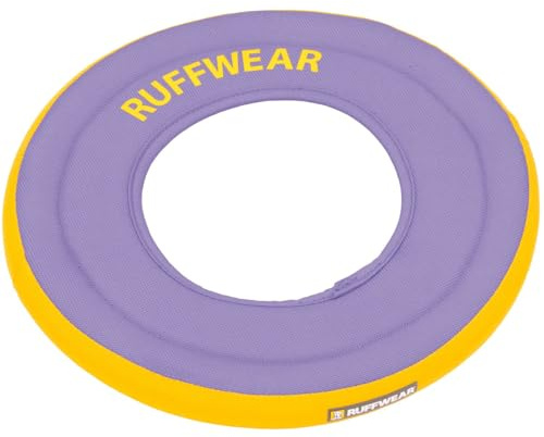 RUFFWEAR Hydro Plane Jouet Disque Volant pour Chien Frisbee Flottant Purple Orchid L