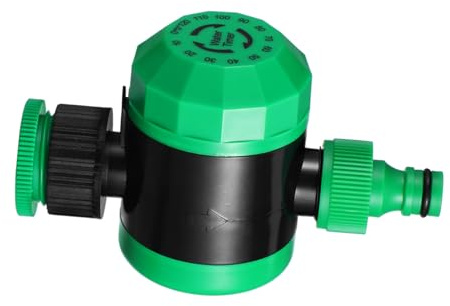 Parliky Automatisches Bewässerungssystem mit Mechanischer Sprinklerzeitschaltuhr Tropfbewässerungsset für Garten aus Abs Einfach zu Bedienen Flexible Zeiteinstellung für Außenbereich