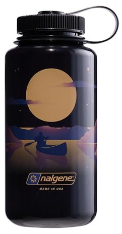Nalgene Trinkflasche 'WH Sustain' - 1 Liter, große Trinköffnung, optimal zu reinigen, landscape moonset