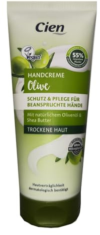 CIEN Olive Hand Cream Protection and Care for Stressed Hands (1 x 100 ml)