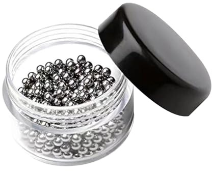 Fenteer Décanteur Perles Nettoyantes Boules Nettoyage Inox Réutilisables Accessoires Nettoyant Carafe Verre Outil Bouteille Conviennent Utilisation Domestique, 2 Mm