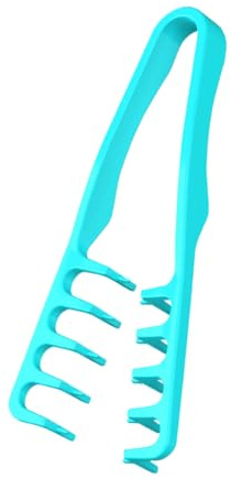 Bangs Peigne de coiffage – Brosse à outils de lifting pour racines, portable, design léger antistatique, poignée durable avec dents lisses | Peigne de forme de cheveux pour adultes, amis, hommes