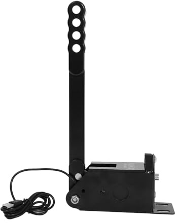 LOLIPPYY Hydraulische Usb-handbremse für Rennsimulatoren Verstellbare Long-arm Driftbremse Realistische Notfallbremse aus Robustem Material Kompatibel mit Windows-pc-systemen