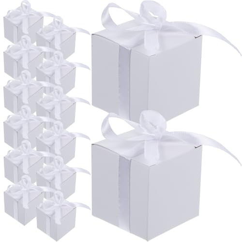 CIYODO 50satz Süßigkeiten Box aus Kraftpapier Kleine Bonbon-verpackungsboxen Schokoladenverpackungsboxen für Weihnachten Geburtstage und Hochzeiten als Geschenkverpackung