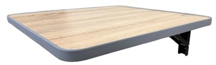 NORLYT Folding Campervan Table, 400mm x 400mm with Folding Brackets, Worktop Extension