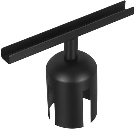 SHINEOFI Queue Barrier Stanchion Sign Holder Clamp 1m Stainless Steel Retail Sign Display Clips for Airport and Mall Accessories