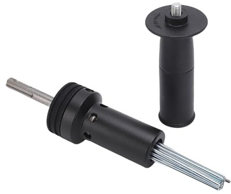 Adaptateur de détartreur à aiguilles, 2 fosses à 2 fentes, marteau électrique, fixation d'outils électriques à tige ronde, pièce de rechange, outil de burinage en plastique pour