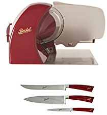 Berkel Affettatrice Home Line 250 Rossa + Set 3 Coltelli Chef