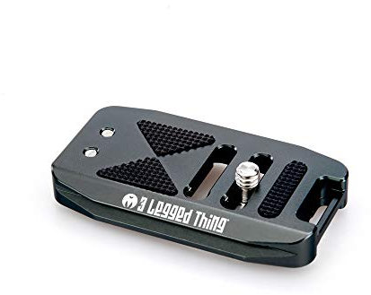 3 Legged Thing BASE Wide Arca Swiss QR Plate Copper Ellie Compatible (Base 70, Gray) (BASE70-G)