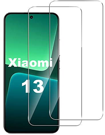 Tieeyivv Protector de Pantalla Compatible con Xiaomi Mi 13 Cristal Templado+ Protector de Lente de Cámara, Cobertura Total Vidrio Templado [9H Dureza] HD Film Cristal Templado