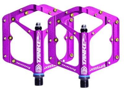 Wanhaoaony Aluminiumlegering halkfri cykelpedal för MTB, lila