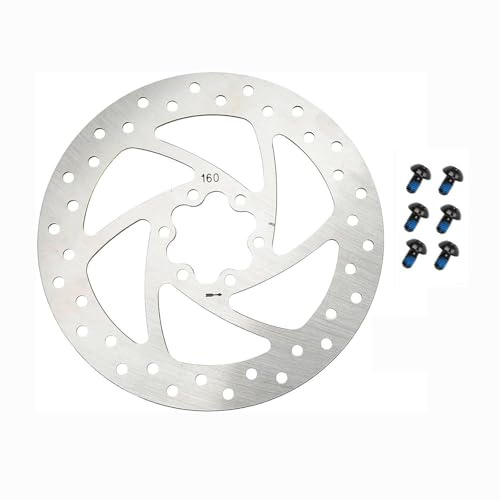 160mm Stainless Steel Disc Brake Rotor, Essential Bicycle Braking Component and Accessory