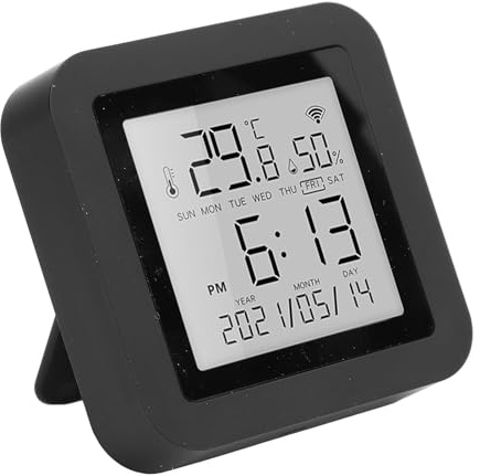 Greensen Digital Hygrometer Thermometer LCD Backlight Indicator Data Storage for the Security Industry USB Connector in