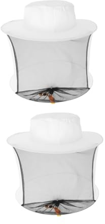 Toyvian 2stücke Imkerhut Mit Kopfnetz Schleiernetz Für Bienenschutz Atmungsaktiver Imkerhut Gartenhut Für Outdoor-aktivitäten Verstellbarer Für Verschiedene Kopfgrößen