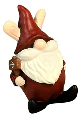 Figura de gnomos de Papá Noel en miniatura, estatua de elfos de Navidad, decoración de exhibición para oficina o hogar, estatua en miniatura