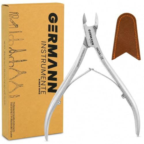 YNR Professional Cuticle Nipper - Manicure & Pedicure Cuticle Clippers with 6mm Blade, Precision Cutting, Ergonomic Design 10.5 cm, Beauty & Nail Care Tools