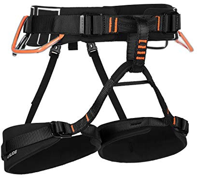 Mammut 4 Slide Harness | Klettergurt für Damen und Herren, Absturzsicherung, Ausrüstung für Bergsteiger | M-XL, Schwarz